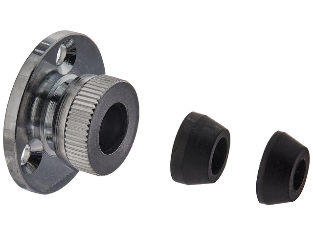 4184 Chrome-Plated Cable Outlet for RG-8/AU, 8X, 58, 59, 213 Coax Cables