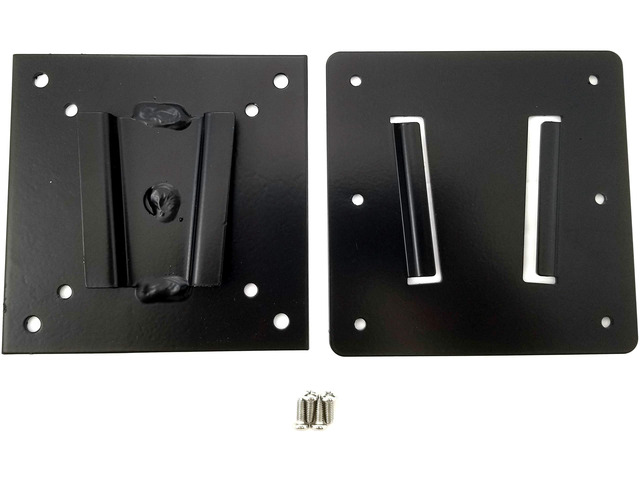 International Steel 2 pc. RV TV Bracket, 1-Steel TV Bracket, 1-Steel Wall Mount TV VESA 100x100 & 75x75 Pattern (if Your TV Pattern is Larger,...