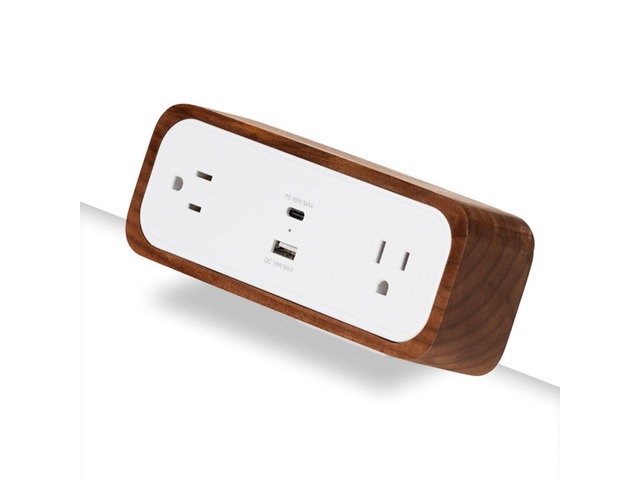 DuoMount Desk Clamp Power Strip USB-C & USB-A Charging Desk Power Strips with 10ft Cord, Edge Mount Hub for Home Office and Gaming Accessories...