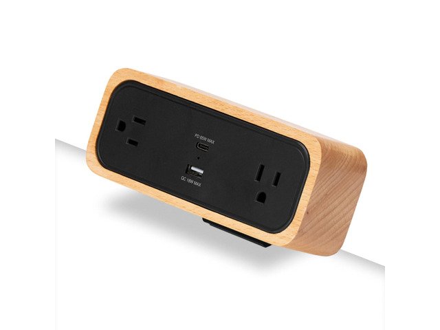 DuoMount Desk Clamp Power Strip USB-C & USB-A Charging Desk Power Strips with 10ft Cord, Edge Mount Hub for Home Office and Gaming Accessories...