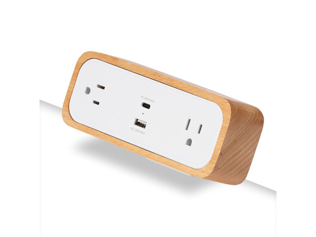 DuoMount Desk Clamp Power Strip USB-C & USB-A Charging Desk Power Strips with 10ft Cord, Edge Mount Hub for Home Office and Gaming Accessories...