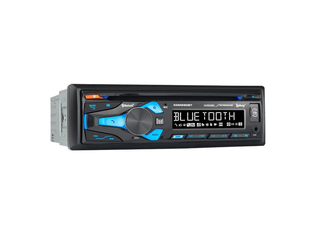 Dual XDM290BT Single Din Am/fm Cd Player With Bluetooth Usb Aux In 200 Watts Max