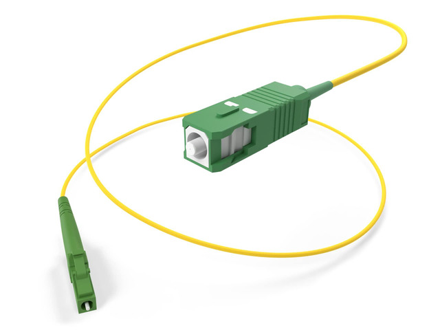 Fiber Optic Cable Single Mode 9/125 SX LC(APC)-SC(APC) 3 Meter OS2 SM Simplex