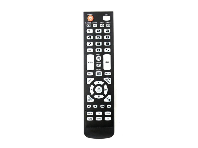 Remote Control for Element TV ELFW4017, ELFW5017, ELEFT195, ELEFJ191 ELEFT2416, ELEFJ243 Replacement