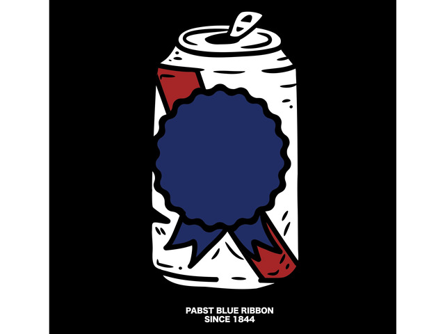Bumper Car Sticker Set - 3 Pack (Small, Medium, Large) PBR Stickers for Beer Lovers - Indoor and Outdoor Durable Vinyl Sticker, Weather Resistant...