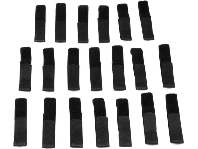 Hook and Loop Organizer WTI-156G 20 -.75 X 12 Inch, with Slot, 20-Pack