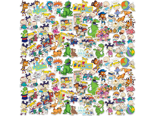 Rugrats 100 Vinyl Stickers Waterproof Die-Cut Decals Laptop Water Bottle