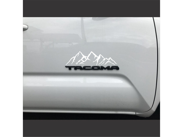 Mountain Decal Vinyl Car Sticker Die Cut Vehicle Window Graphic, Bumper Sticker Van Accessories, Camping Hiking Gift Ideas Waterproof...