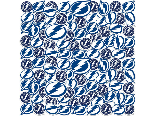NHL Tampa Bay Lightning Team Logos 150 Vinyl Stickers Waterproof Die-Cut
