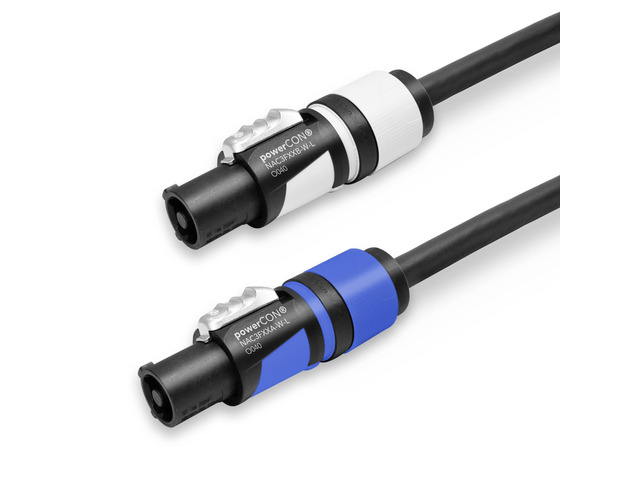 Neutrik PowerCon Power Extension Cable 6' ft PC12-AB-6 Made in The USA
