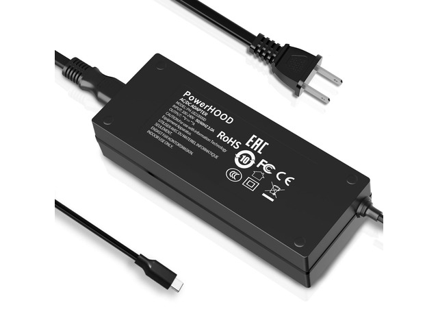 19V USB-C Adapter for MALLRACE AX16PRO KAIGERR AX16 Pro AMD R7 5825U Laptop AX16 PRO 16.1' Gaming Notebook 19VDC 19volt 19.0 Volts USB Type-C...