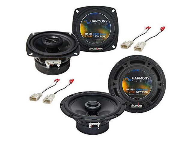 Speaker Package Fits Toyota 4Runner 1996-2000 with Harness Complete factory system upgrade kit, plug-and-play wiring, clear crisp sound, direct...