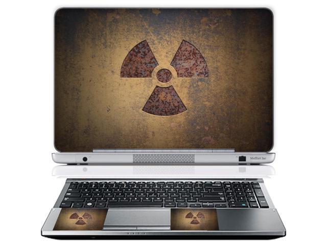 15 15.6 Inch Laptop Skin Sticker Cover Premium Sticker Cover Art Decal Decorative (Included 2 Wrist Pad Skins) - Radioactive