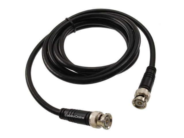 CablesOnline, 6ft RG8X Pure Copper with BNC Male to BNC Male Connector 50 ohm Coaxial Cable, R-BX006C