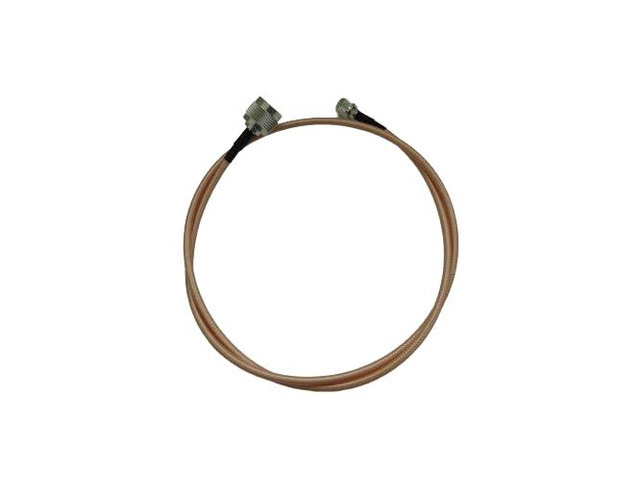 RG142 N Male to MINI UHF Male Coaxial Cable Low Loss 50ohm Double Shielded with Tanned FEP(Teflon) Jacket (12 ft)