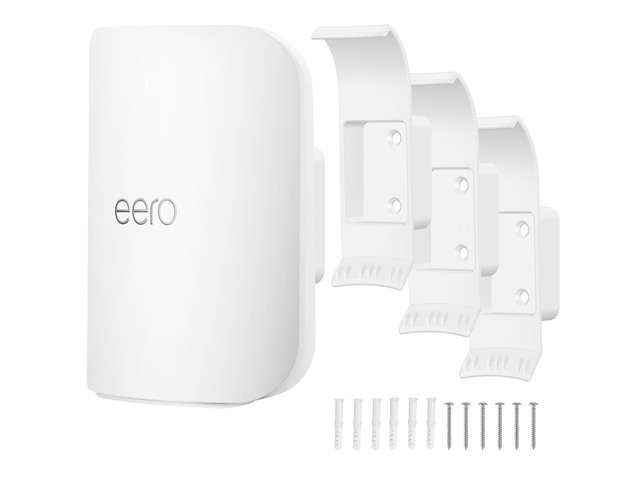 Wall Mount Bracket for eero Pro 7, Router Bracket Holder, No Messy Wires, Space Saving, Easy Installation, Wall Stand Bracket Only Compatible with...