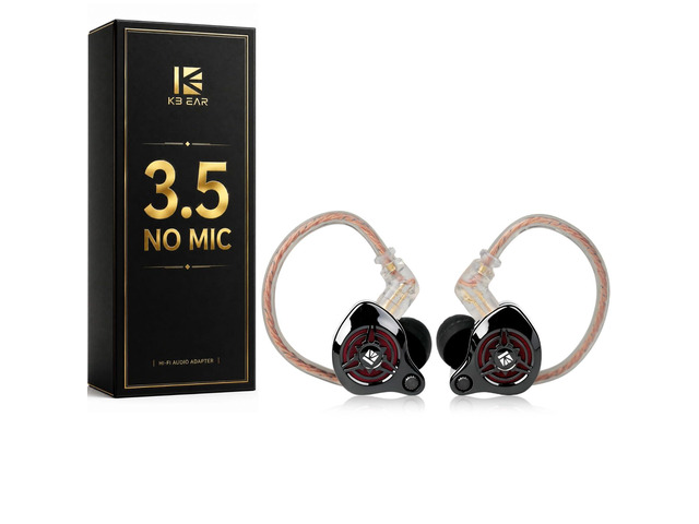 2026 Latest erabuds,KBEAR BK1 Wired Gaming Earbuds,10mm Single DD in Ear Monitor,HiFi Headset Wired Earbuds IEM Earphones with Detachable Cable for...