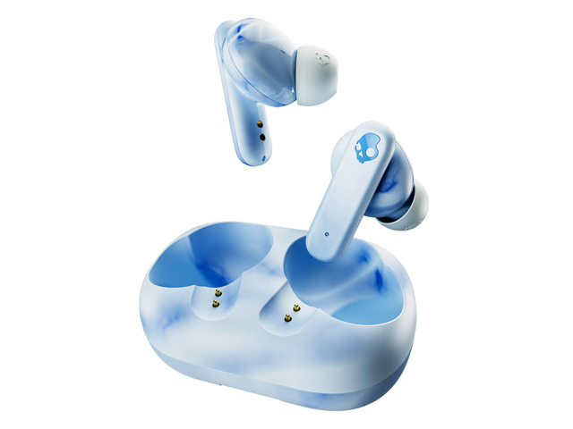 EcoBuds Sustainable Wireless in-Ear Bluetooth Earbuds - Glacier Bluetooth Headphones, 8 Hours Battery, Noise Isolating Fit, Battery-Free Charging...