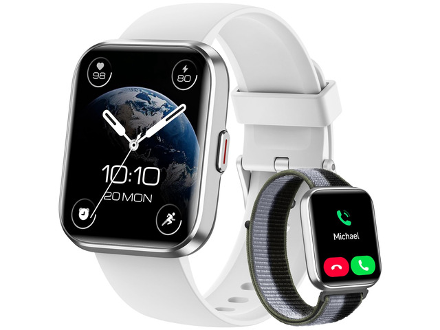 Smart Watches for Women Men, for Android & iPhone, Alexa Built-in, 1.8' Touch Screen Smartwatch with Heart Rate/SpO2/Sleep/Stress Monitor, IP68...