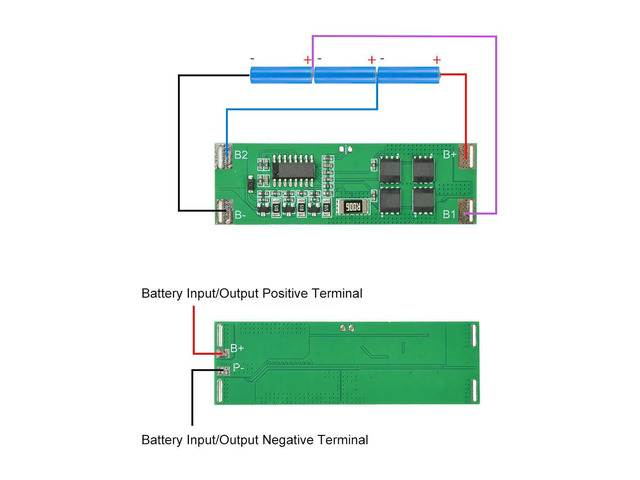 3S 12.6V Polymer Li-ion Lithium Charger Protection Board 15A Discharger and Charger BMS Balance Module