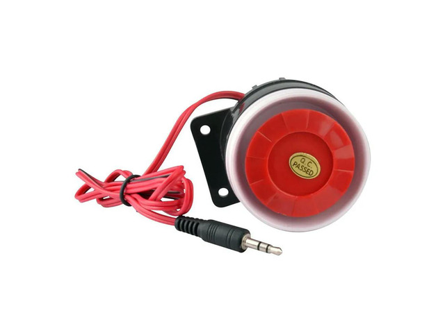 Loud Siren Alarm Indoor 120dB Wired Home Security Alarm Anti-Theft For Family Elevator ATM DC 12V ABS Material