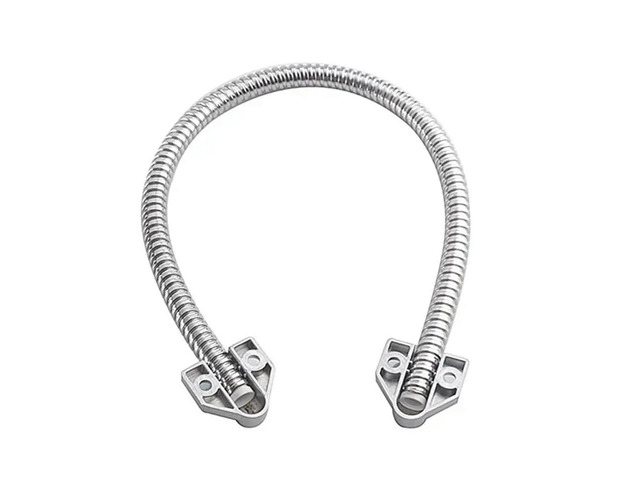 Flexible Armored Door Loop Alloy Wire Protector with Alloy Ends 16' Long 1/2' OD Home Access Control Accessories