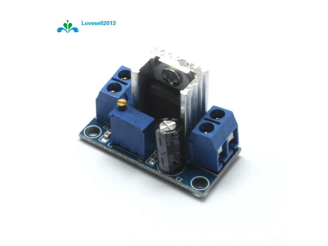 2PCS LM317 Adjustable Voltage Linear Regulator Power Supply LM317 DC-DC 4.2-40V To 1.2-37V Step Down Buck Converter Board Module