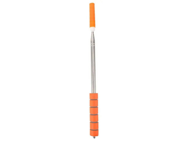 For Wall Mural Sketching And Draft Drawing- Telescoping Chalk Writing Extension Rod With Plastic Clamp Holder