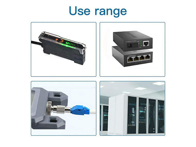 YM-2X FC Male To LC Female Hybrid Optical Fiber Convertor Adapter+LC Female To SC Male Hybrid Flange,Optical Fiber Adapter