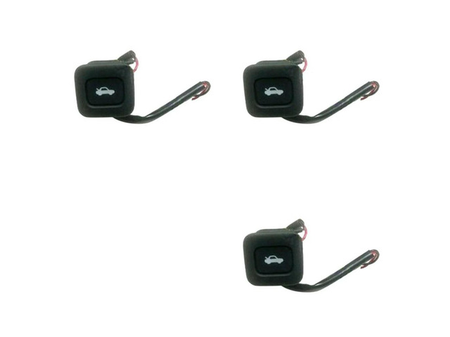 3X Rear Trunk Door Open Button Switch- Trunk Lid Switch For Hyundai Elantra/ Avante HD 2007-2010 93555-2H000 (Black)