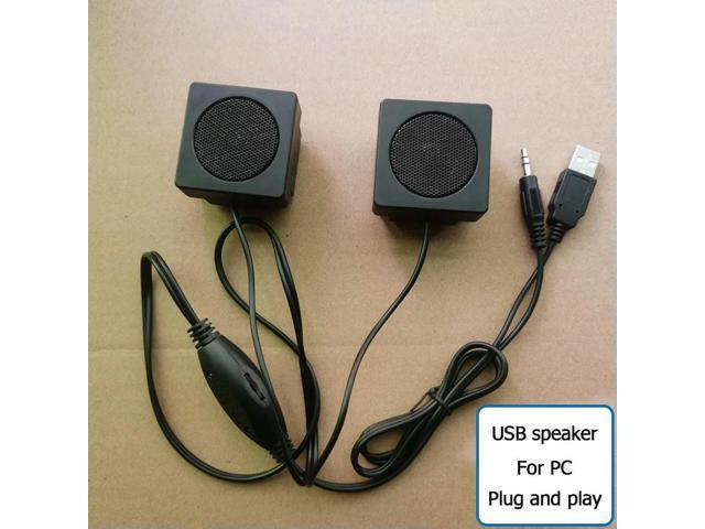 USB speakers for pc 4747 iron netting double-sided tape type plug and play