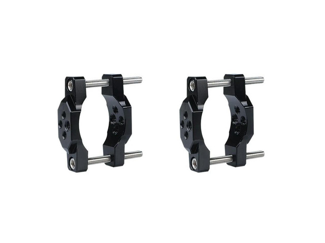 2X Aluminum Alloy 17-54Mm Motorcycle Headlight Bracket Bumper Mount Clamp Auxiliary Spotlight Fog Lamp Holder Accesories