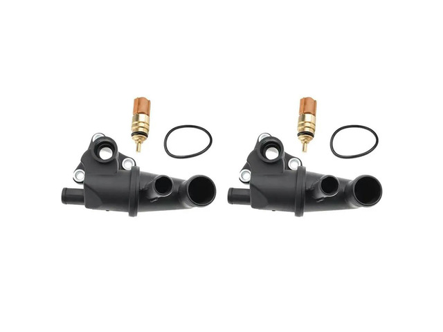 2X Thermostat Housing Water Outlet Pipe 25611-02801 For Getz 2002-2011 EON KIA PICANTO 2004-2011 I10 2007-2013