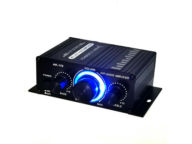 Mini Amplifier Audio Power Amplifier AK Mini 12V Computer Car Mp3 Music Player Stereo Audio Amplifier For Mic Car Home