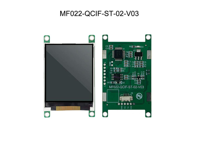 MF022 integrated font picture function HMI zero code drive UART serial display 176*220