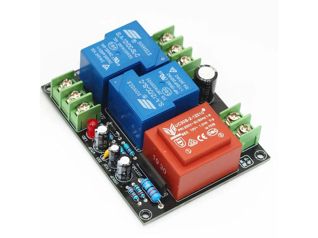 UPC1237 2.0 dual-channel speaker protection finished board kit 220V power supply 30A high current