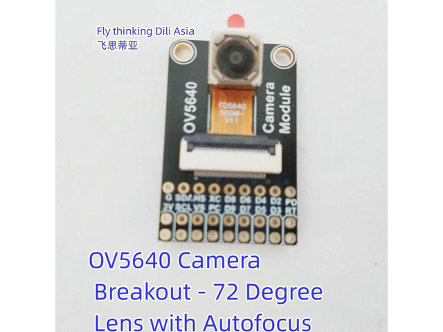 5840 OV5640 Camera Breakout - 72 Degree Lens with Autofocus