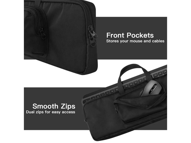 Protective Travel Case for MX Keys S/MX Keys Keyboard, Keyboards Carrying Bag (Case Only)