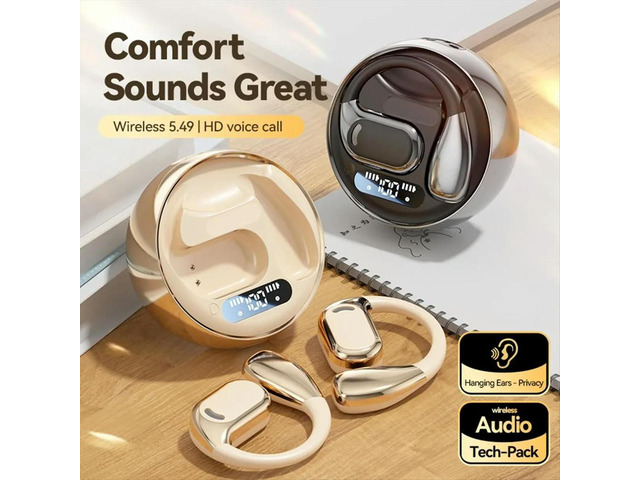 Language Translation Earbuds Bluetooth-Compatible 5.4 Translator Earbuds Translation Earphones for Business Learning,B