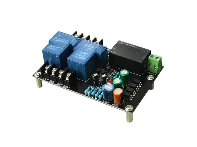 30A High-power Stereo Audio Amplifier Speaker Protection Board With Power Integrated AC 100V-220V GND Independent