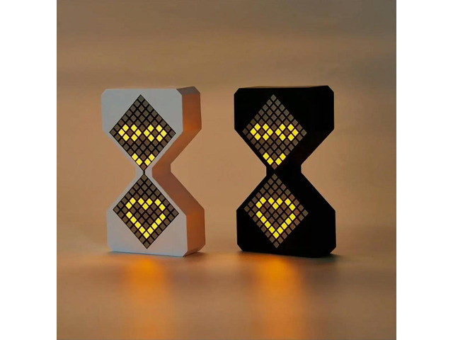 Digital Hourglass Light 1-30 Minute Freely Adjustable Gravity'S Timer Dynamic Flow Cube Led Night Light for Home White