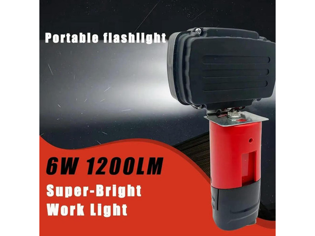 15 Beads LED Working Lights Flashlight Spotlight for Milwaukee M12 12V Li-Ion 48-11-2420 Outdoor Camping Lamps