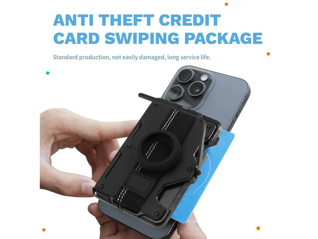 Anti-Fraud Credit Card Holder l Magnetic Card Holder Stand for Business Men'S Phones