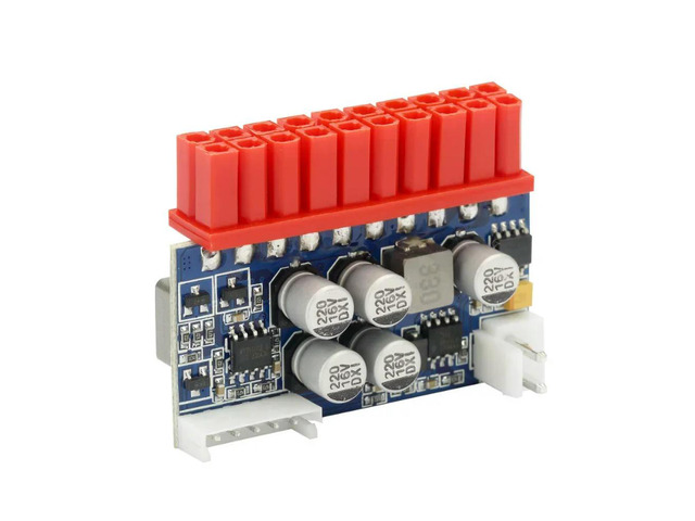 90W 12V Silent Fanless Low Power Consumption In-Line DC-ATX ITX Desktop Chassis Computer Power Supply Module 20PIN