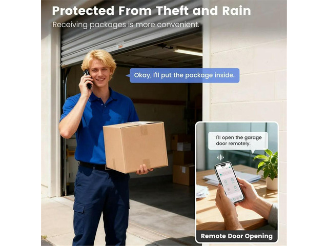Freely Apply RF Garage Door Switch Graffiti App Control Warehouse Sliding Gate Double Door