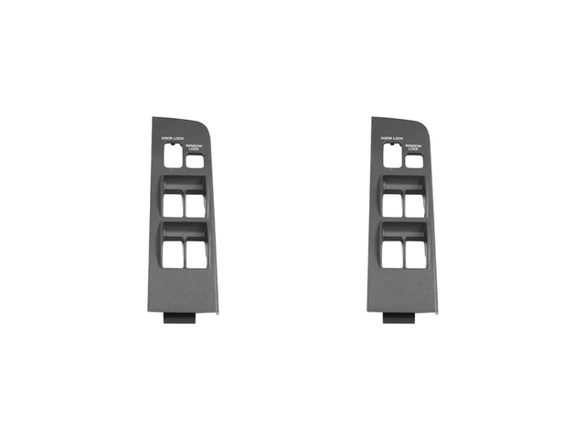 2X Front Armrest Panel Window Switch Bezel For Toyota Land Cruiser 1991-1997 Door Window Switch Cover L 74232-60070-B0