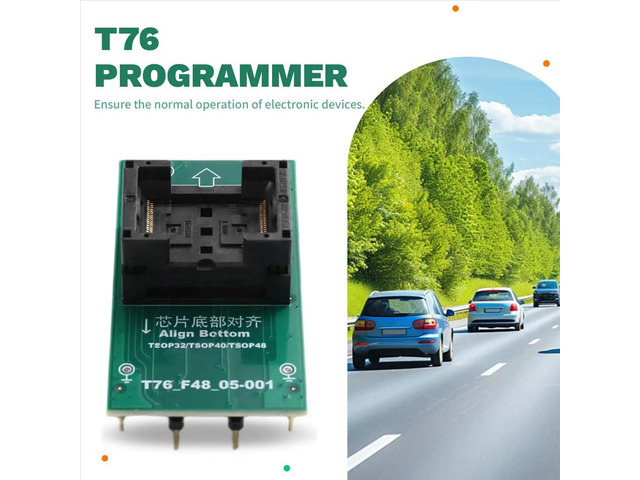 For XGecu T76 Programmer TSOP32 / TSOP40 / TSOP48 to DIP48 ZIF Adapter Burning Seat (T76 F48 05-001)