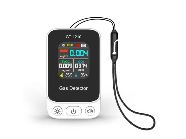 CO2 Carbon Dioxide Detector TVOC HCHO Air Temperature Humidity Tester Gas Detector Co2 Meter Air Sensor