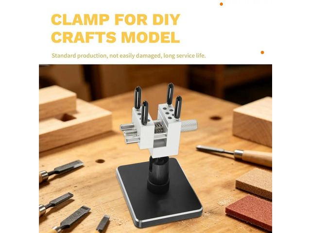 2in1 Mini Table Vise, Micro-Bench Vise for Model Building Precision Clamp Scale Model Fixing Tool DIY Accessary