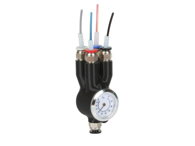 4-in-1 AMS Feed Pipe Adapter for X1C P1P A1/A1 Mini Five-Way Feed Port PTFE Connector for AMS